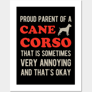 Cane Corso Gift Funny Posters and Art